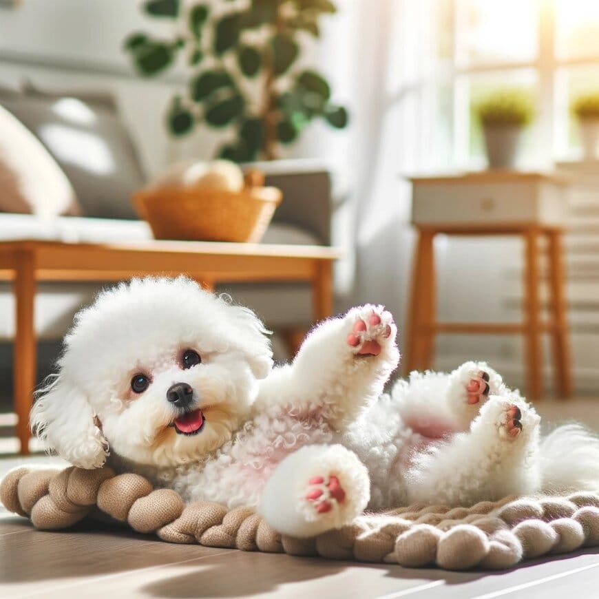 What dog breeds have pink paw pads