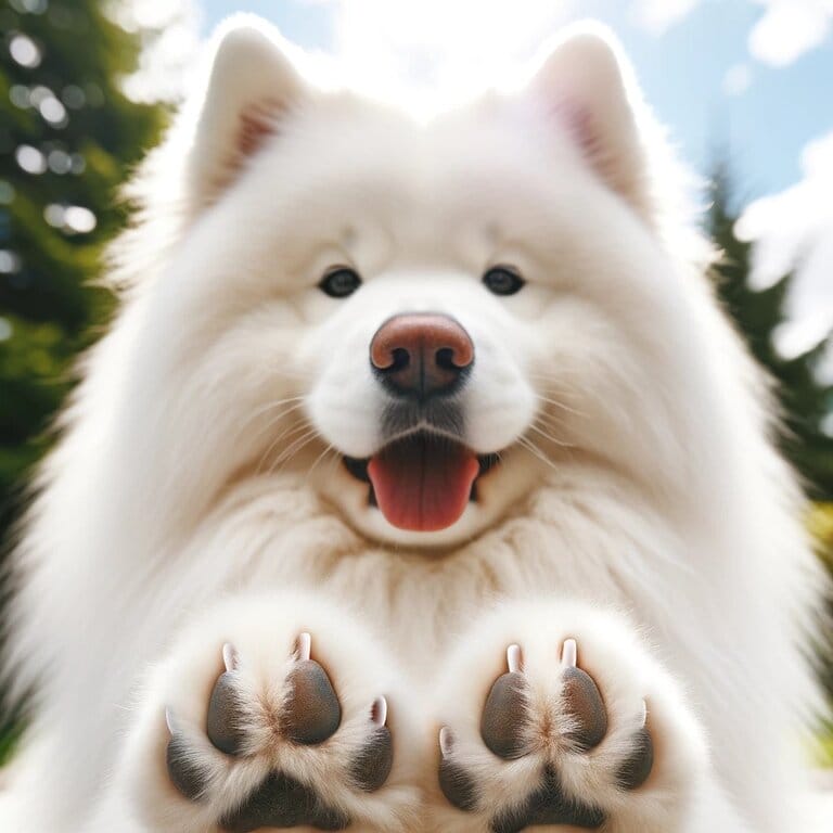 What dog breeds have white nails?