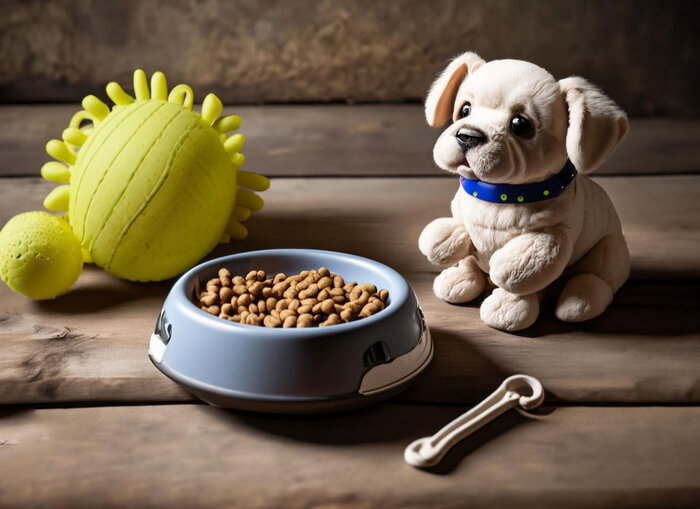 Toys can be great motivators for dogs